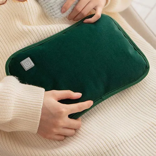 Vista 4 de ARTIBETTER Funda de felpa cálida para bolsa de agua caliente para comodidad de manos para uso y familiares y amigos