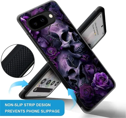 Vista 1541 de Compatible con Google Pixel 4A 5G Mobile Case Creative Acrylic Panel trasero Silicona Protección Grip especialmente diseñado para Google Pixel 4A 5G