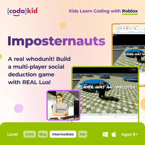 Vista 8 de CodaKid Roblox Coding, Award-Winning, Coding for Kids, Ages 9+ with Online Mentoring Assistance, Learn Computer Programming and Code Fun Games with