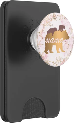 Vista 8 de Mama Bear Pop Socket 2 Cubs Marble Pink Gold Mothers Gifts - PopSockets Grip and Stand for Phones and Tablets
