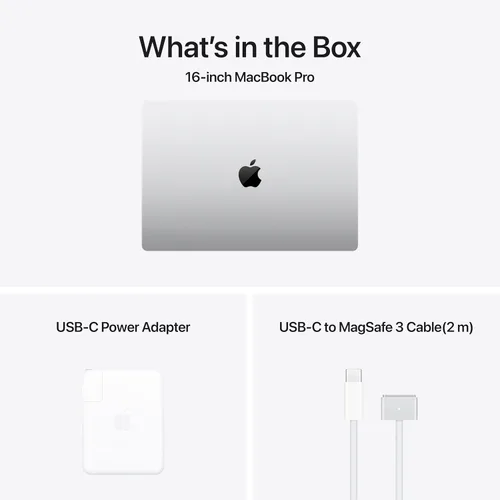 Vista 5 de Apple MacBook Pro 2024 con chip Apple M4 Max de 16 pulgadas. 36 GB de RAM, almacenamiento SSD de 1 TB, plata (renovado)