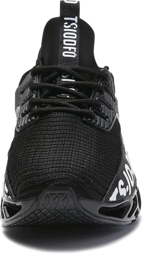 Vista 3 de TSIODFO Zapatillas deportivas para niños y niñas zapatos deportivos de malla transpirables antideslizantes