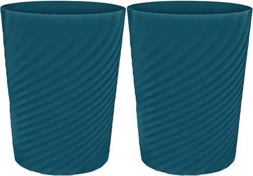 Vista 17 de DAJITRE Cubo de basura pequeño de 1.8 galones, papelera de reciclaje de perfil delgado para espacios compactos, baño, oficina, dormitorio, cocina