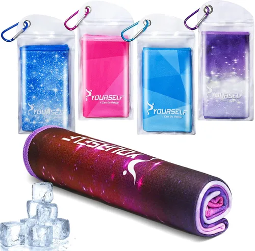 Vista 10 de Toalla refrigerante Syourself para un alivio instantáneo: toalla refrescante de 40 pulgadas x 12 pulgadas para jugar bolos o hacer ejercicio o yoga