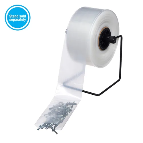 Vista 4 de Hudson Exchange 4" x 350', 6 mil, rollo de tubería de polietileno, resina de LDPE de grado alimenticio, embalaje de longitud personalizada