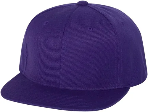 Vista 6 de Yupoong Visera plana estructurada de 6 paneles Classic Snapback (6089)