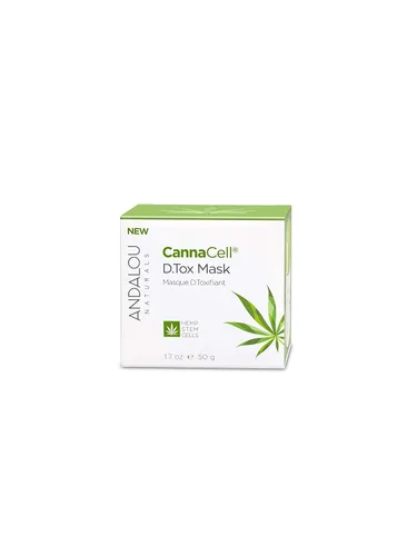 Vista 3 de Andalou Naturals Máscara CannaCell D.Tox, 1.7 onzas