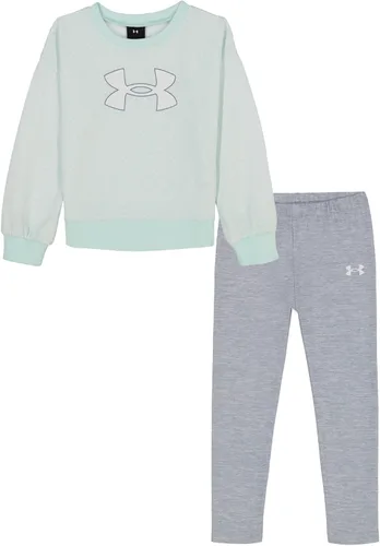 Vista 48 de Under Armour baby-girls Ua Terrazzo Leopard Heart SetShort Set