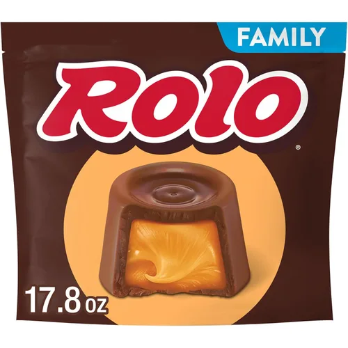 Vista 8 de ROLO Paquete familiar de caramelos ricos de chocolate, 16.1 onzas