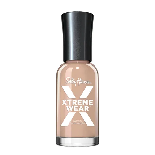 Vista 193 de Sally Hansen Xtreme Wear Esmalte de uñas sin rayas, acabado brillante, duradero, resistente a las astillas, transparente, color de uñas plateado 130