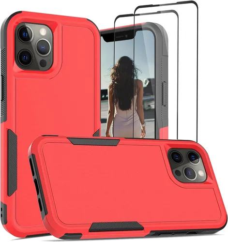 Vista 358 de Jeylly Funda para iPhone SE/Funda para iPhone 5S, Exterior de Plástico Duro que Absorbe Golpes + Interior de Silicona de Goma Defensor contra