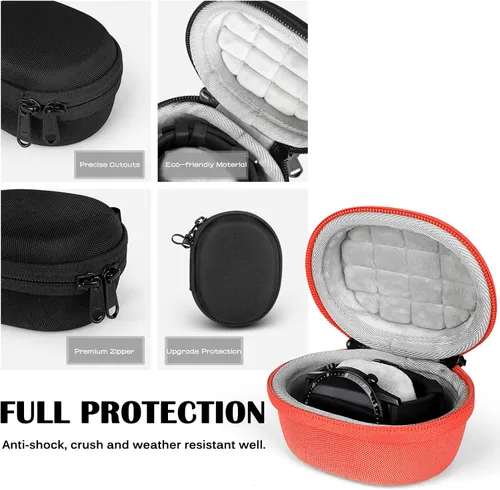 Vista 3 de Miimall Funda de viaje compatible con Google Pixel Watch, caja de almacenamiento individual, llavero bolsa de almacenamiento bolsa de viaje