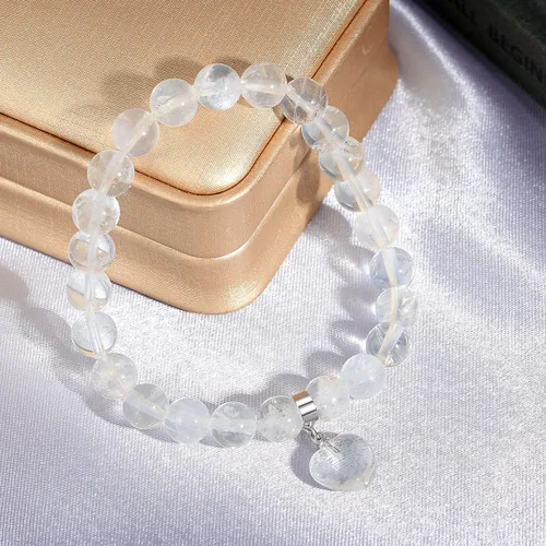 Vista 4 de MAIBAOTA Pulsera de ansiedad para aliviar el estrés, pulseras curativas naturales para mujeres y hombres, pulsera de cuentas de piedras preciosas