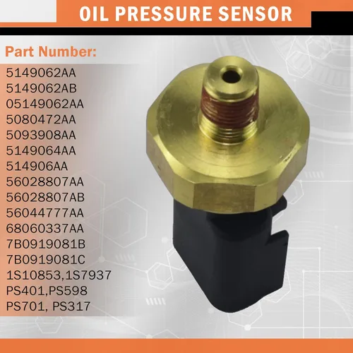 Vista 3 de Interruptor de sensor de presión de aceite del motor para Chrysle 200 Dodge Challenger Ram Jeep Cherokee Wrangler Vw Routan modelos 5149062AA