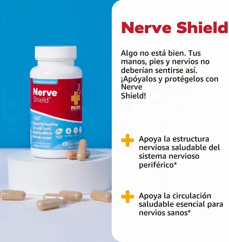 Vista 7 de Redd Remedies, Escudo nervioso, apoya la estructura nerviosa saludable, 60 cápsulas