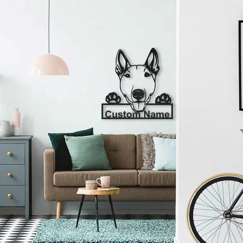 Vista 16 de Letrero de madera personalizado de perro Airedale Terrier Letrero de madera personalizado Airedale Terrier Airedale Terrier divertido Regalo