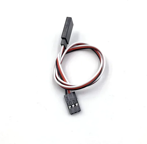 Vista 4 de Aliotech Cable de extensión servo de control remoto de 11.811 in macho a hembra, cable de cable de extensión servo para RC JR Futaba RC coche o avión