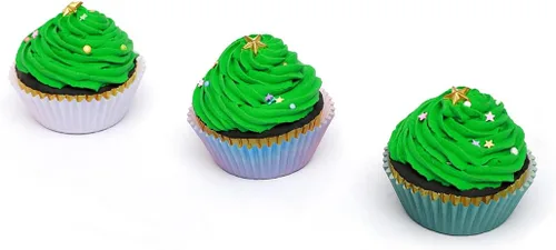 Vista 6 de qiqee 6 Designs Cupcake Liners, 300 unidades, tamaño estándar