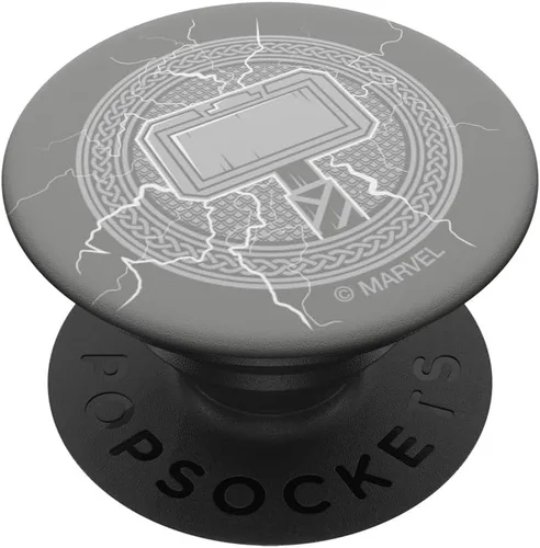 Vista 6 de Marvel Thor Mjolnir Mighty Hammer PopSockets MagSafe PopGrip para iPhone