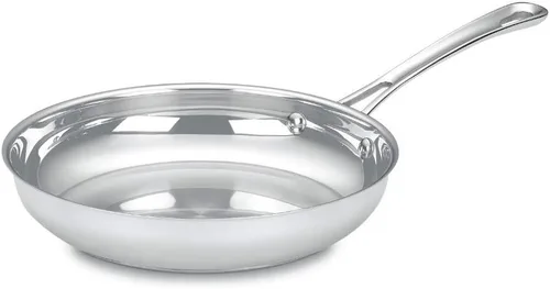 Vista 4 de Cuisinart Sartén abierta con contorno de acero inoxidable de 8 pulgadas