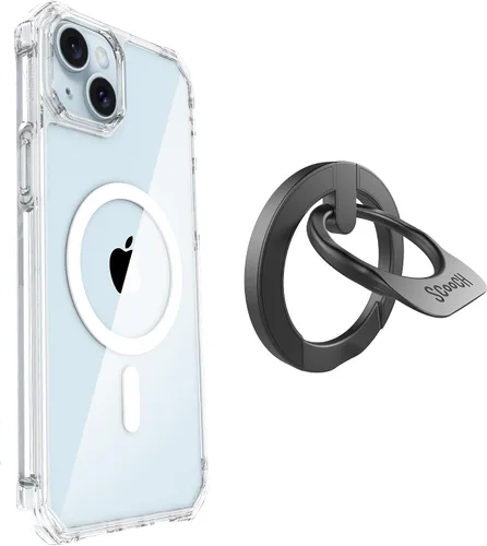 Vista 275 de Scooch para MagCase Compatible con iPhone 12 Mini Incluyendo MagRing 2.0, Soporte para Teléfono Compatible con MagSafe y Pata de Soporte
