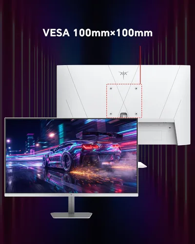 Vista 9 de KTC 24 pulgadas 240Hz Gaming Monitor, 1080P Monitor de computadora Fast IPS Blanco