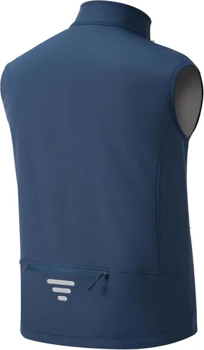 Vista 3 de Chaleco ligero y suave para hombre, chaqueta sin mangas a prueba de viento para viajar, senderismo, correr, golf