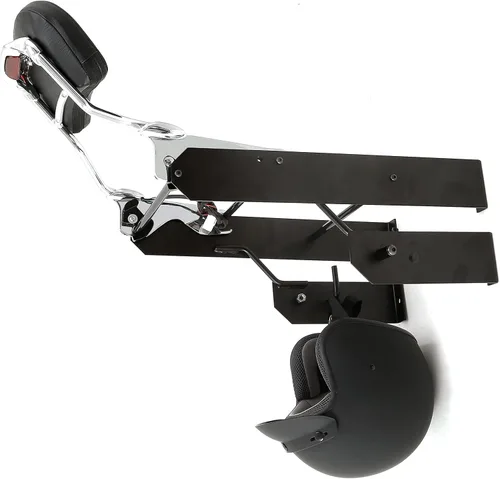 Vista 6 de Harley Quick Release Tour Pack Rack de almacenamiento de montaje en pared compatible con Harley Davidson Touring Road King Electra Street Glide