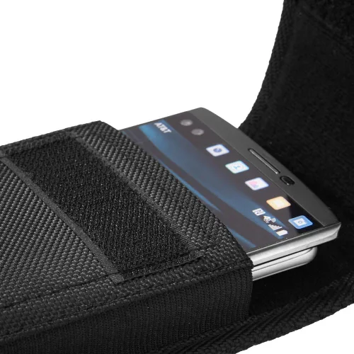 Vista 4 de GW USA Case for Jitterbug Smart 5 / Lively Smart4 Smart 3 Cell Phone Pouch Nylon Holster Case with Belt Clip Cover Case with Metal Clip