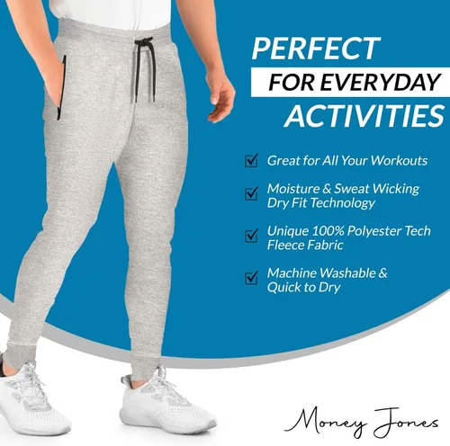 Vista 4 de Joggers para hombre, paquete de 3, pantalones deportivos Tech Fleece para hombre, pantalones deportivos con bolsillos