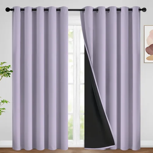 Vista 81 de SimpleHome - Cortinas opacas 100% para recámara, cortinas de ventana con ojales beige, con aislamiento térmico, cortinas de oscurecimiento