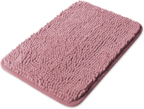 Vista 212 de Yeaban Alfombra de pasillo de baño de 24 x 72 pulgadas, antideslizante, alfombra de baño larga de felpilla gruesa, absorbente y lavable, alfombra
