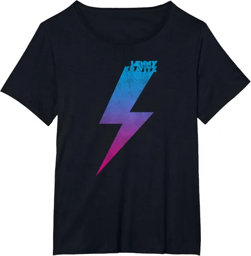 Vista 5 de Lenny Kravitz - Camiseta exclusiva de Amazon Blue Bolt, Negro