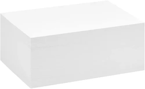 Vista 12 de Reskid Papel grueso de cartulina blanca, peso pesado, 110 libras, cartulina – Paquete de 100 (2 x 3.5 pulgadas)