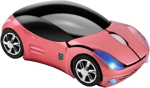 Vista 10 de Usbkingdom - Ratón inalámbrico 2,4 GHz, 3D, deportivo, con forma de coche, óptico ergonómico con receptor USB para PC, portátil, computadora