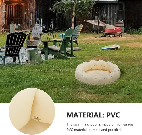 Vista 4 de VICASKY Wear-Resistant Inflatable Pool Water Play Center for Outdoor Backyard Summer Fun Compact and Funny Pool for Boys