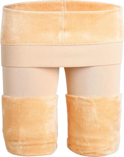 Vista 27 de NORMOV - Leggings con forro de vellón cálido para mujer, de invierno, mallas gruesas, de terciopelo, térmicas