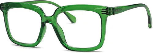 Vista 14 de Eyekepper Gafas de lectura cuadradas para mujer con marco grande