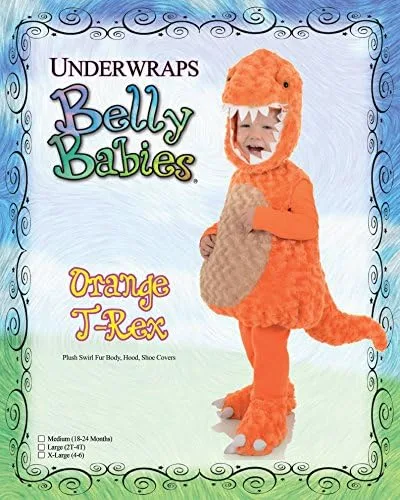 Vista 4 de Underwraps disfraz de tiranosaurio rex, para niño
