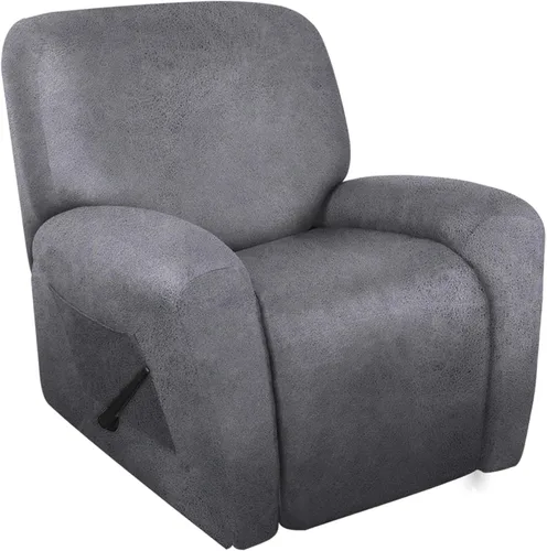 Vista 23 de ANARACHON Fundas para Sillas Reclinables Tipo Cuero, 4 Piezas Funda para Sillón Reclinable Lazy Boy, Protector de Muebles - Funda Suave Lavable