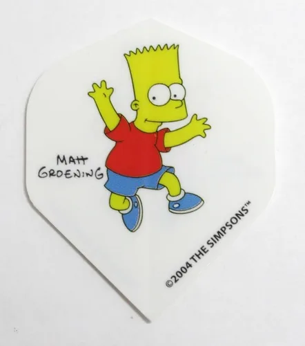 Vista 2 de 3 juegos (9 vuelos) Simpsons Bart Homer Duff Standard Dart Vuelos - Colección 3