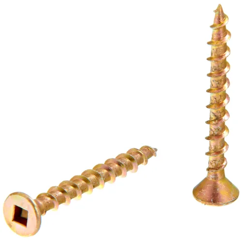 Vista 3 de Senco 08F150Y DuraSpin #8 x 1-1/2-pulgadas, tornillo secuencial de madera a madera, 1,000 unidades.