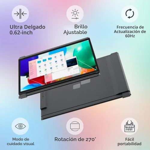 Vista 4 de Duex Extensor de pantalla para portátil Plus DS, extensor de monitor