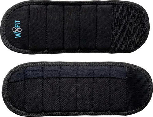 Vista 4 de Pesas de muñeca ajustables de 1 libra (1/2 lb cada puño) S 4 - 6 pulgadas
