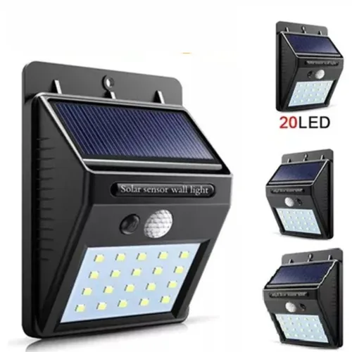 Vista 3 de Foco Solar 64 LED con Sensor