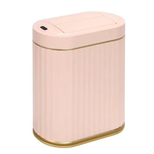 Vista 9 de SYNCVIBE Basurero de Baño con Tapa Butterfly de 2 Galones con Sensor, Bote de Basura Impermeable IPX5, Papelera Delgada Automática, Papelera Bajo