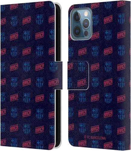 Vista 54 de Head Case Designs Funda de piel con licencia oficial del FC Barcelona con logotipo y patrón de Forca Barca, compatible con Apple iPhone 11