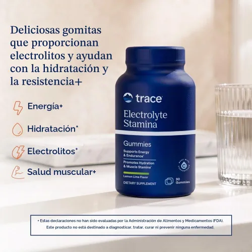 Vista 2 de Trace Minerals Gomitas de resistencia electrolítica, lima limón