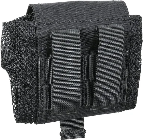 Vista 9 de SABADO Bolsa táctica Molle de malla de malla para cinturón con cordón, plegable, flexible, duradera, con gancho y bucle, se despliega con una
