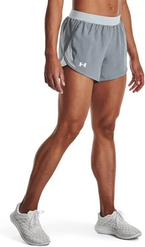 Vista 55 de Under Armour Women's Fly by 2.0 Running Shorts (027) negro / azul glaciar / reflectante